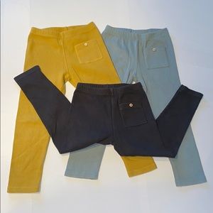 Basic ribbed leggings pack of 3